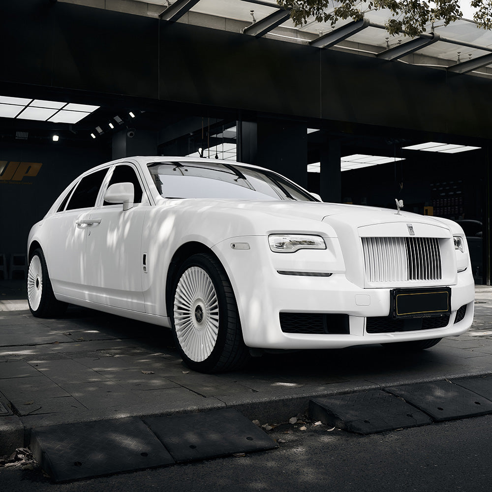 Alaska White Vinyl Wrap