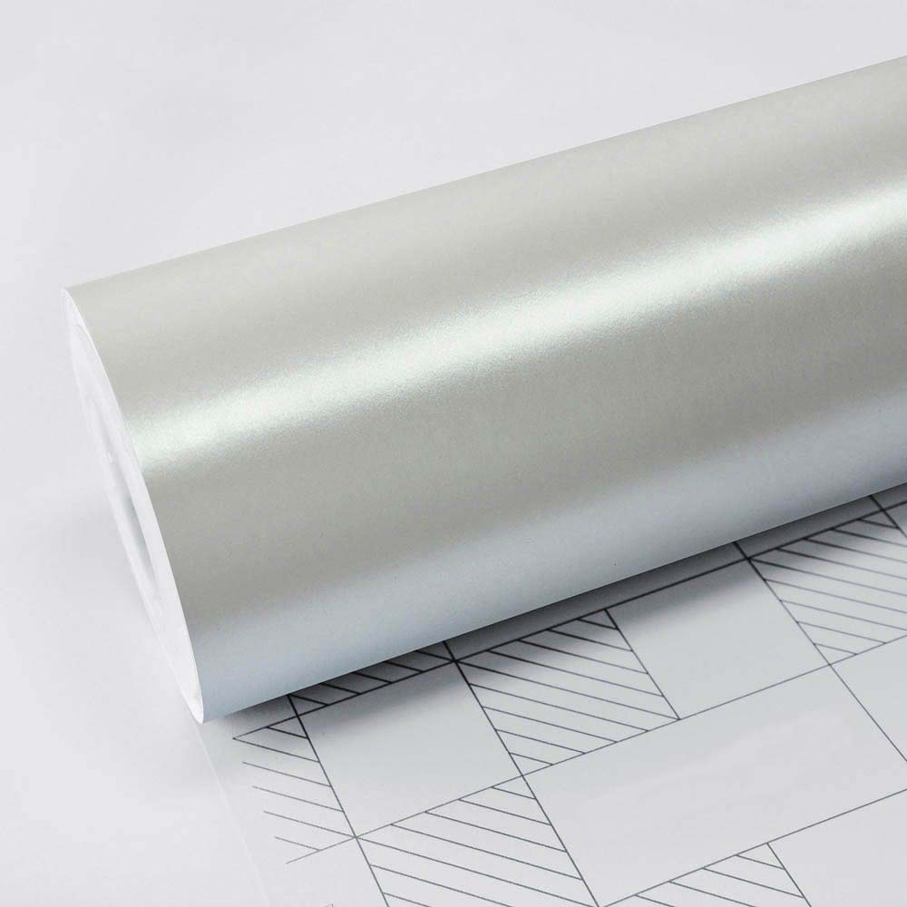 Satin Pearl White Vinyl Wrap - Image 3