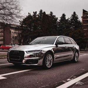 White Gold Vinyl Wrap